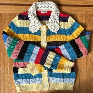 ❌SOLD❌ Like New Miu Miu Sweater Size Small